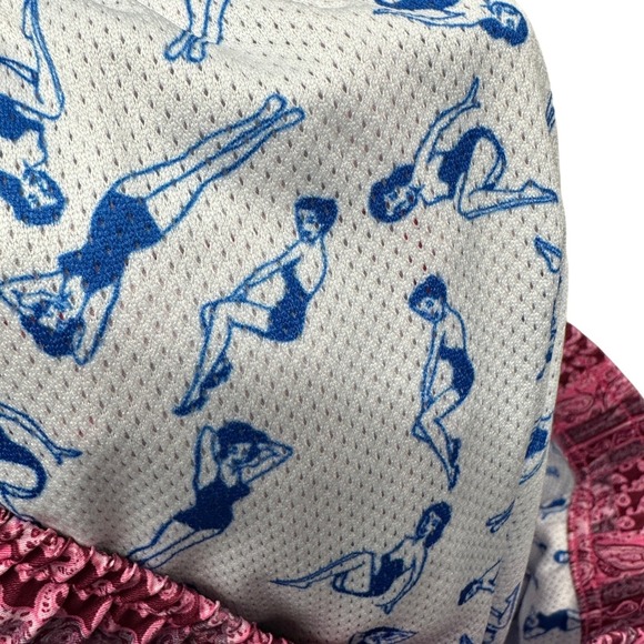 Robert Graham Drew Pink Paisley Swim Trunks Mens Medium Pinup Lining NEW